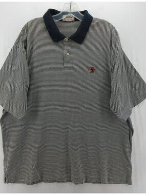 VINTAGE Titleist Polo Shirt XL Corbin Seminole Golf Striped Sportswear*